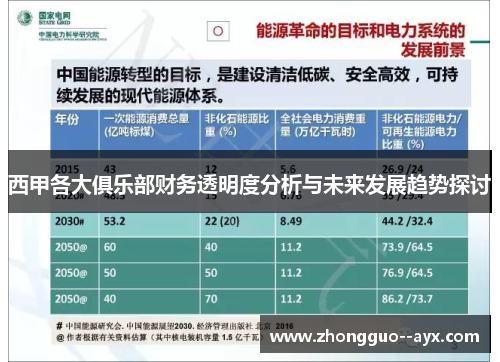 西甲各大俱乐部财务透明度分析与未来发展趋势探讨